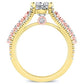 Sireli Diamond Matching Band Only (engagement Ring Not Included) For Ring With Princess Center yellowgold