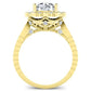 Lita Diamond Matching Band Only (engagement Ring Not Included) For Ring With Round Center yellowgold