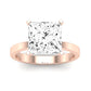 Lantana Moissanite Matching Band Only (engagement Ring Not Included) For Ring With Princess Center rosegold