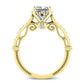 Laylani Diamond Matching Band Only (engagement Ring Not Included) For Ring With Princess Center yellowgold