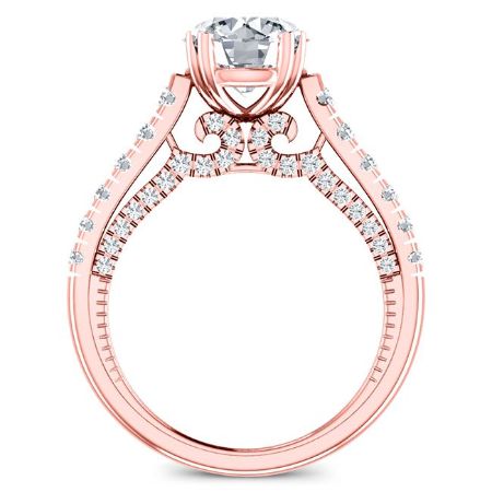 Nasrin Round Diamond Bridal Set (Lab Grown Igi Cert) rosegold