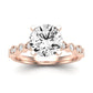 Marigold Diamond Matching Band Only (does Not Include Engagement Ring) For Ring With Round Center rosegold