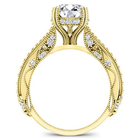 Tansy Round Diamond Bridal Set (Lab Grown Igi Cert) yellowgold