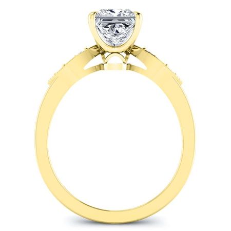 Mulberry Princess Moissanite Bridal Set yellowgold