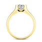 Jasmine Round Diamond Bridal Set (Lab Grown Igi Cert) yellowgold