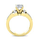 Ivy Diamond Matching Band Only (engagement Ring Not Included) For Ring With Princess Center yellowgold