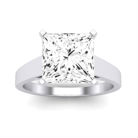 Snowdrop Diamond Matching Band Only (engagement Ring Not Included) For Ring With Princess Center whitegold