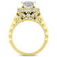 Rosanna Diamond Matching Band Only (engagement Ring Not Included) For Ring With Princess Center yellowgold