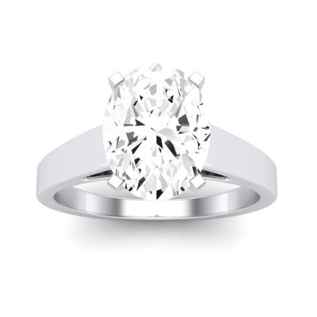 Snowdrop Oval Diamond Bridal Set (Lab Grown Igi Cert) whitegold