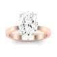 Lantana Diamond Matching Band Only (engagement Ring Not Included) For Ring With Oval Center rosegold