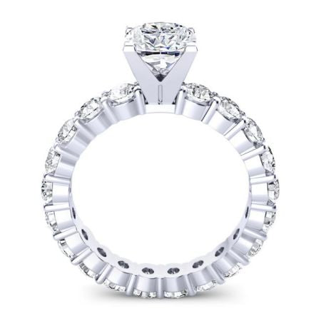 Rose Cushion Diamond Bridal Set (Lab Grown Igi Cert) whitegold