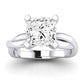 Baneberry Diamond Matching Band Only (does Not Include Engagement Ring)  For Ring With Princess Center whitegold