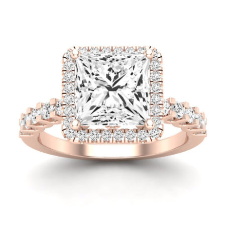 Sweetpea Princess Diamond Bridal Set (Lab Grown Igi Cert) rosegold