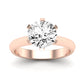 Senna Diamond Matching Band Only (does Not Include Engagement Ring) For Ring With Round Center rosegold