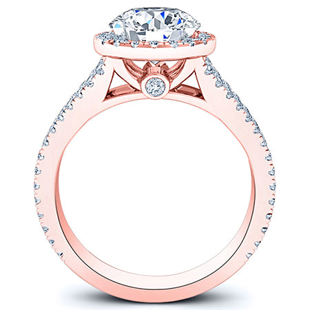 Silene Round Diamond Bridal Set (Lab Grown Igi Cert) rosegold