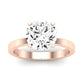 Lantana Diamond Matching Band Only (engagement Ring Not Included) For Ring With Round Center rosegold