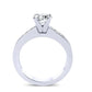 Jessamine Moissanite Matching Band Only (engagement Ring Not Included) For Ring With Cushion Center whitegold