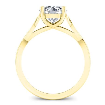 Nolina Matching Band Only ( Engagement Ring Not Included) For Ring With Round Center yellowgold