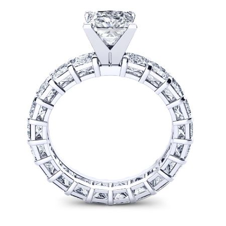 Crisantha Round Diamond Bridal Set (Lab Grown Igi Cert) whitegold