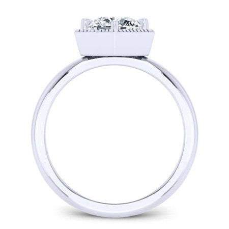 Aspen Diamond Matching Band Only (engagement Ring Not Included) For Ring With Round Center whitegold