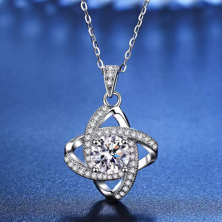 Caya Diamond Necklace (Clarity Enhanced) whitegold