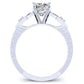 Venus Cushion Diamond Bridal Set (Lab Grown Igi Cert) whitegold