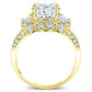 Daffodil Round Diamond Engagement Ring (Lab Grown Igi Cert) yellowgold
