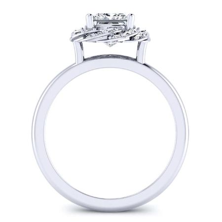 Almond Princess Diamond Bridal Set (Lab Grown Igi Cert) whitegold