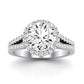 Silene Diamond Matching Band Only ( Engagement Ring Not Included) For Ring With Round Center whitegold