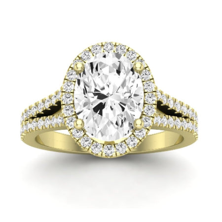 Silene Oval Diamond Bridal Set (Lab Grown Igi Cert) yellowgold