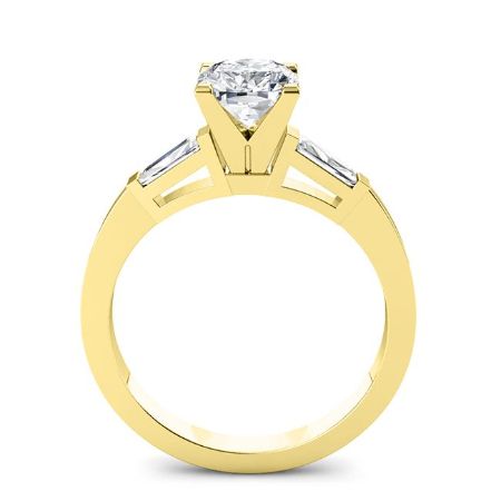 Sorrel Diamond Matching Band Only (engagement Ring Not Included) For Ring With Princess Center yellowgold