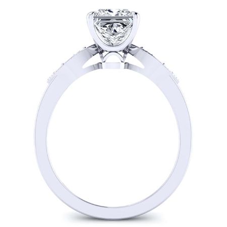 Mulberry Princess Moissanite Bridal Set whitegold