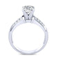 Heather Moissanite Matching Band Only (engagement Ring Not Included) For Ring With Cushion Center whitegold