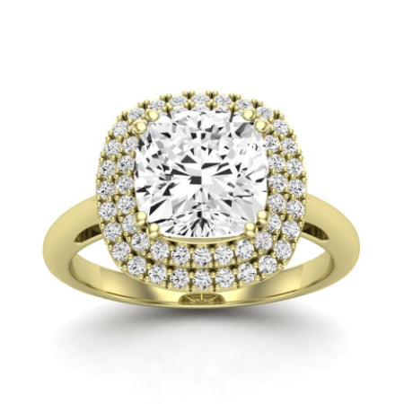 Tulip Cushion Diamond Bridal Set (Lab Grown Igi Cert) yellowgold