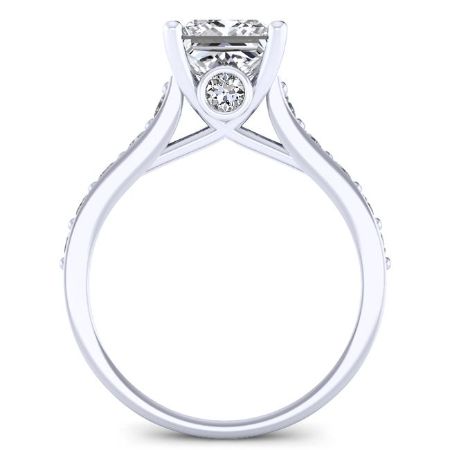 Calluna Princess Moissanite Bridal Set whitegold