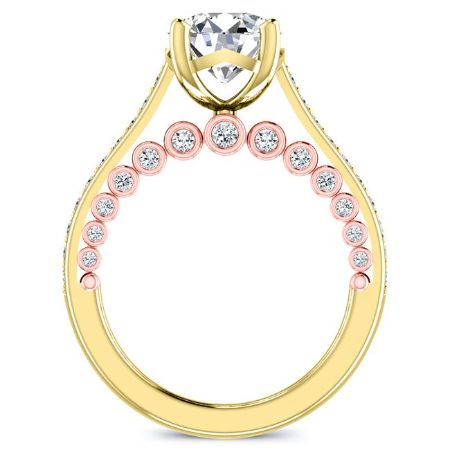 Nala Round Diamond Bridal Set (Lab Grown Igi Cert) yellowgold