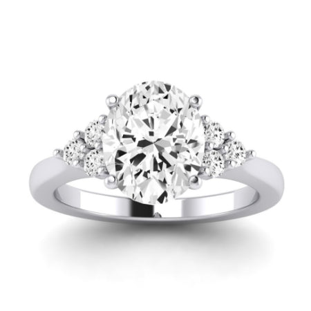 Alyssa Oval Diamond Bridal Set (Lab Grown Igi Cert) whitegold