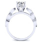 Sophora Diamond Matching Band Only (engagement Ring Not Included) For Ring With Round Center whitegold