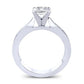 Petunia Moissanite Matching Band Only (engagement Ring Not Included) For Ring With Princess Center whitegold