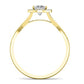 Larkspur Moissanite Matching Band Only (engagement Ring Not Included) For Ring With Cushion Center yellowgold