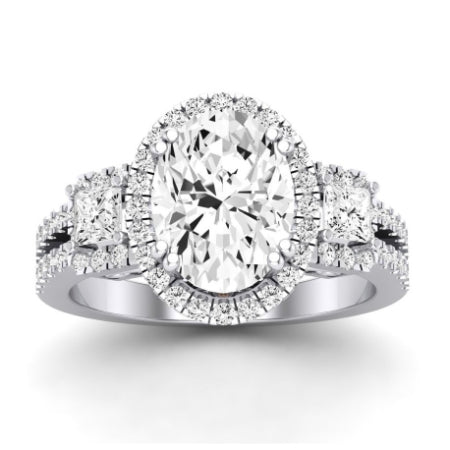 Erica Oval Diamond Bridal Set (Lab Grown Igi Cert) whitegold