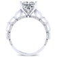 Peregrine Diamond Matching Band Only (engagement Ring Not Included) For Ring With Princess Center whitegold