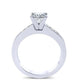 Jessamine Moissanite Matching Band Only (engagement Ring Not Included) For Ring With Princess Center whitegold