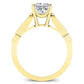 Heath Diamond Matching Band Only (engagement Ring Not Included) For Ring With Princess Center yellowgold