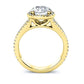 Silene Round Diamond Engagement Ring (Lab Grown Igi Cert) yellowgold