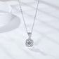 August Diamond Necklace (Clarity Enhanced) whitegold