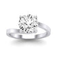 Zinnia Diamond Matching Band Only ( Engagement Ring Not Included) For Ring With Round Center whitegold