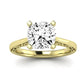 Astilbe Diamond Matching Band Only (does Not Include Engagement Ring)  For Ring With Cushion Center yellowgold