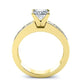 Ayana Moissanite Matching Band Only (engagement Ring Not Included) For Ring With Princess Center yellowgold