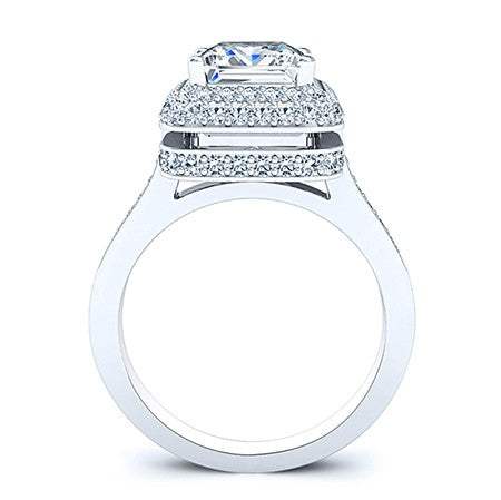 Indigo Princess Diamond Bridal Set (Lab Grown Igi Cert) whitegold